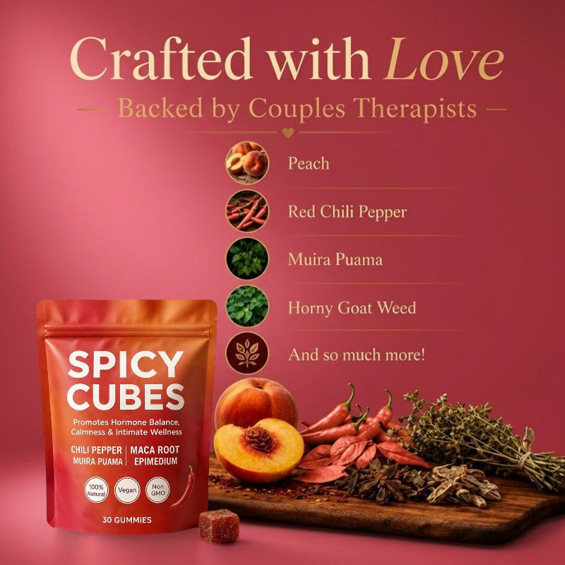 Lost the spark in the bedroom? Get you both in the mood in just 45 minutes with SpicyCubes™!